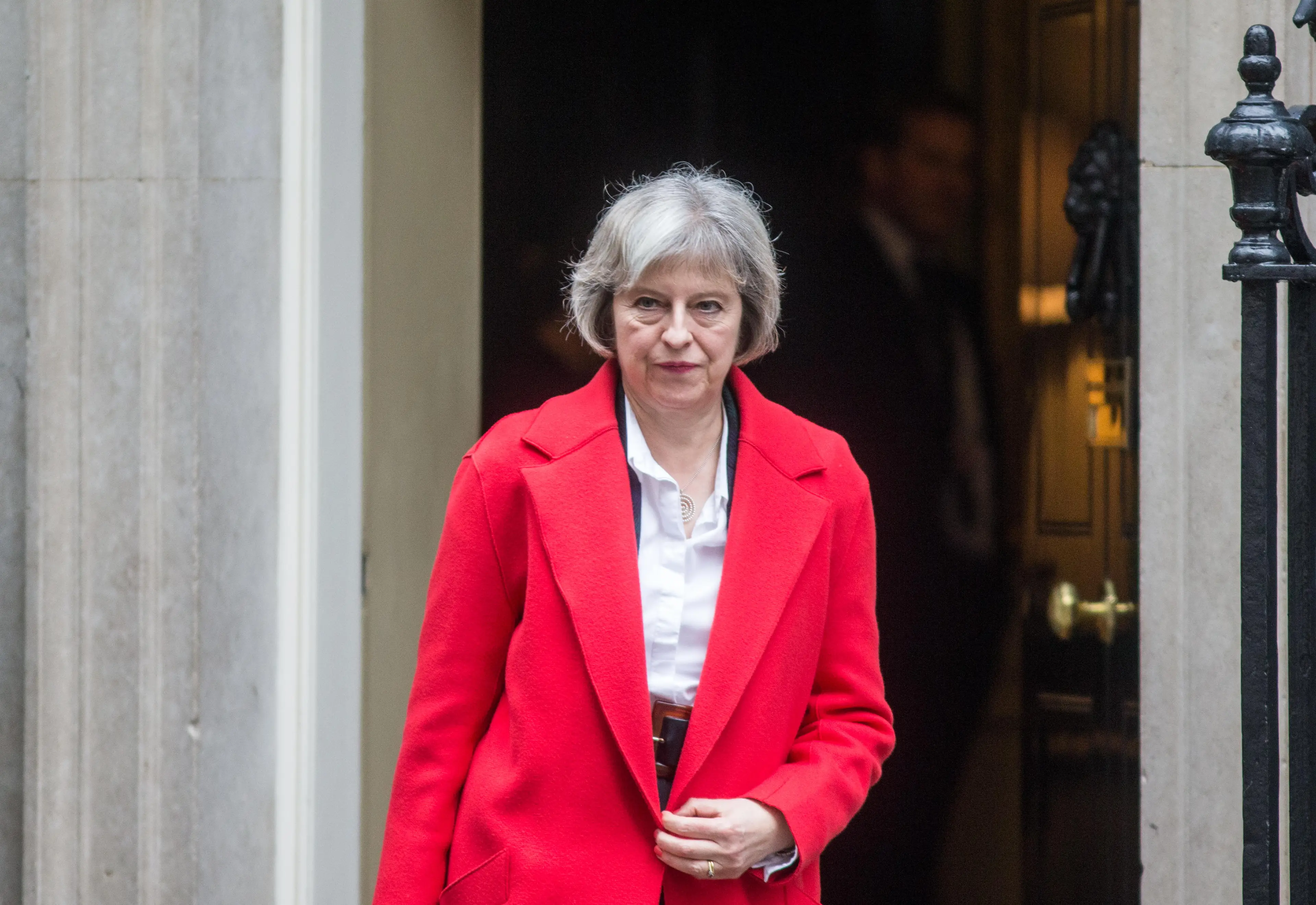 Former Prime Minister. Theresa May.