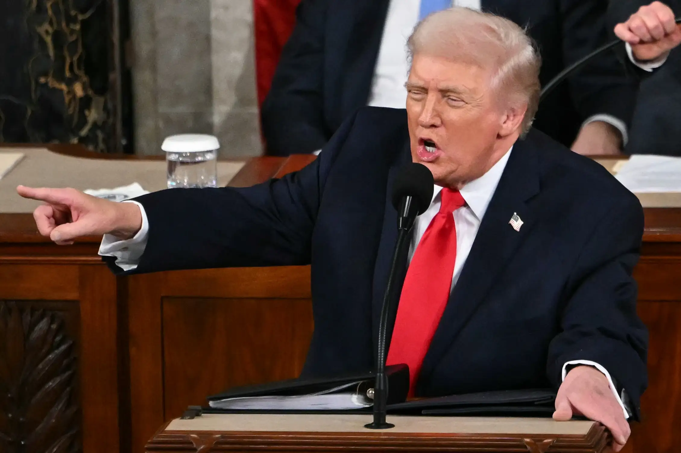 Trump confirmed the women's team would be attending the White House (ANDREW CABALLERO-REYNOLDS / AFP via Getty Images)