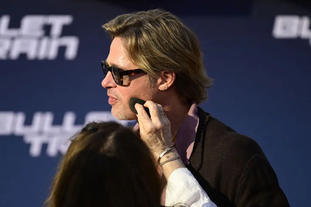 Pitt made his entrance into the skin care world in 2022 (JOHN MACDOUGALL/AFP via Getty Images)