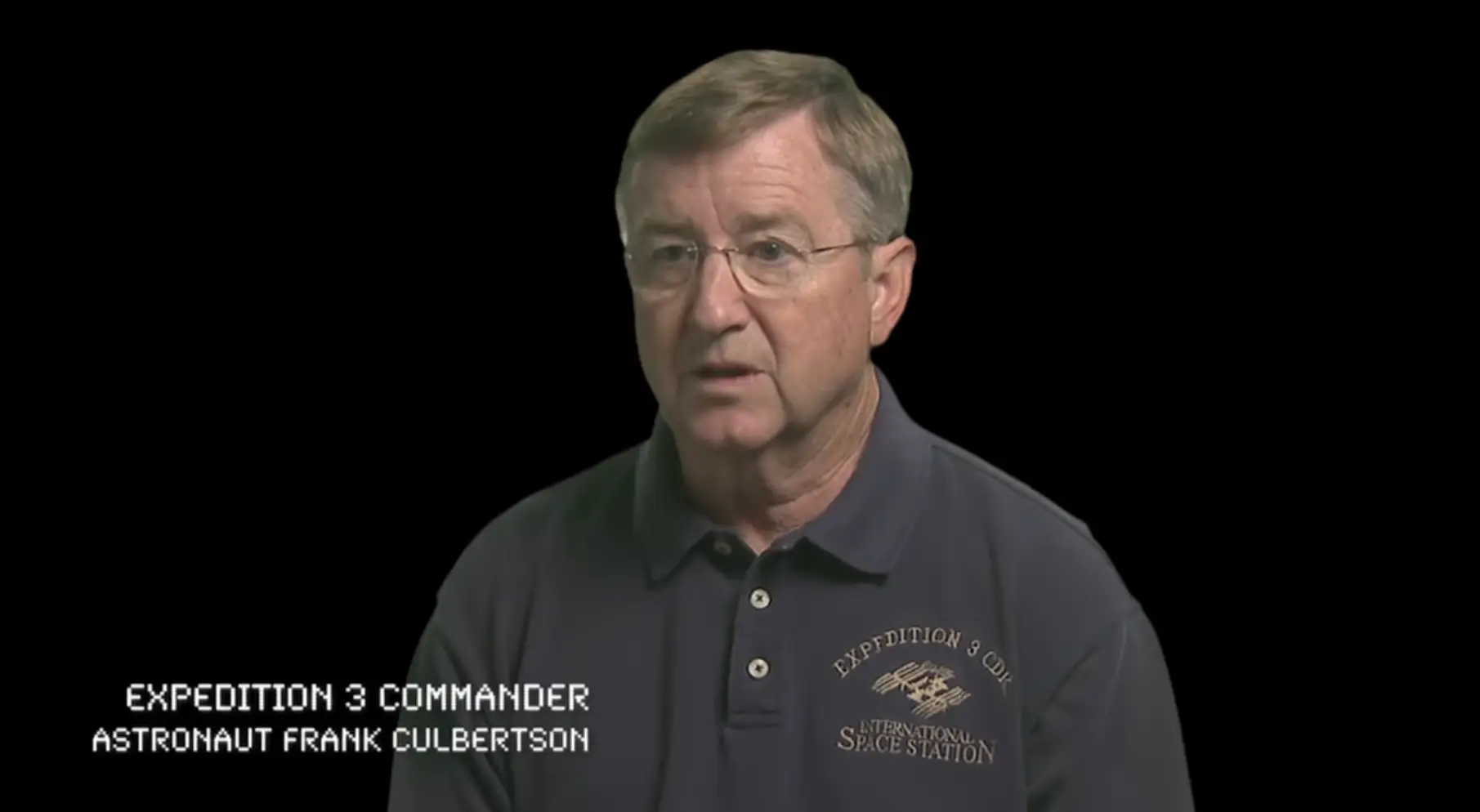 Frank Culbertson was the only American in space at the time of 9/11 (NASA/YouTube)