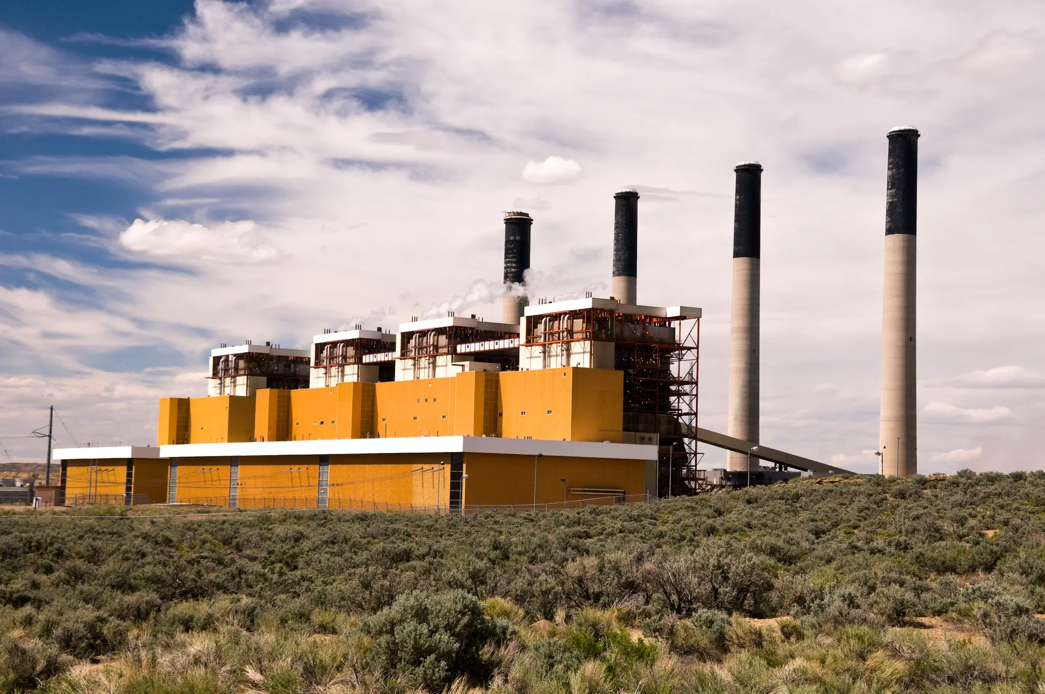 The Jim Bridger power station in Wyoming (Getty)