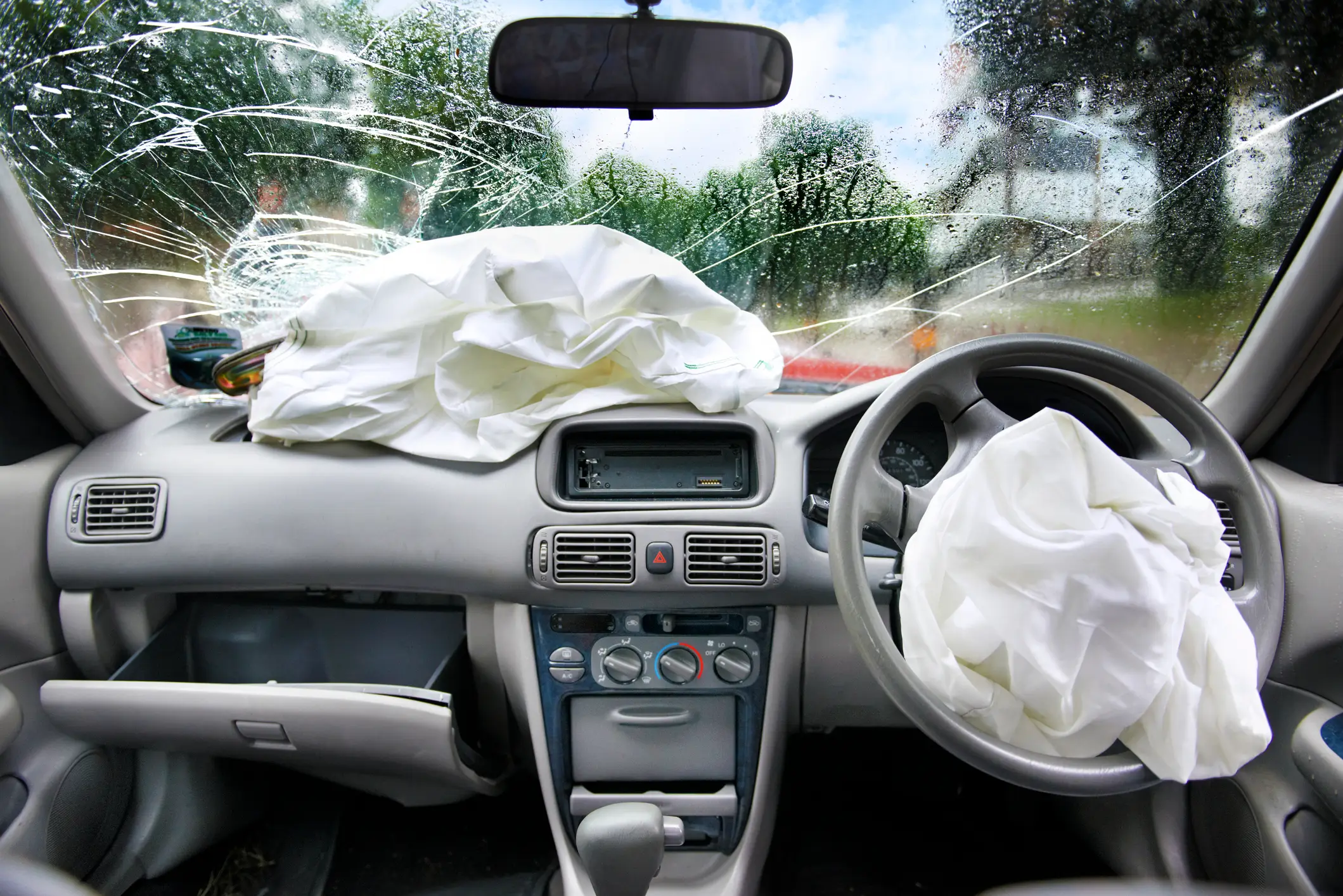 Here's why you should never have your feet on the dashboard when in a moving vehicle.