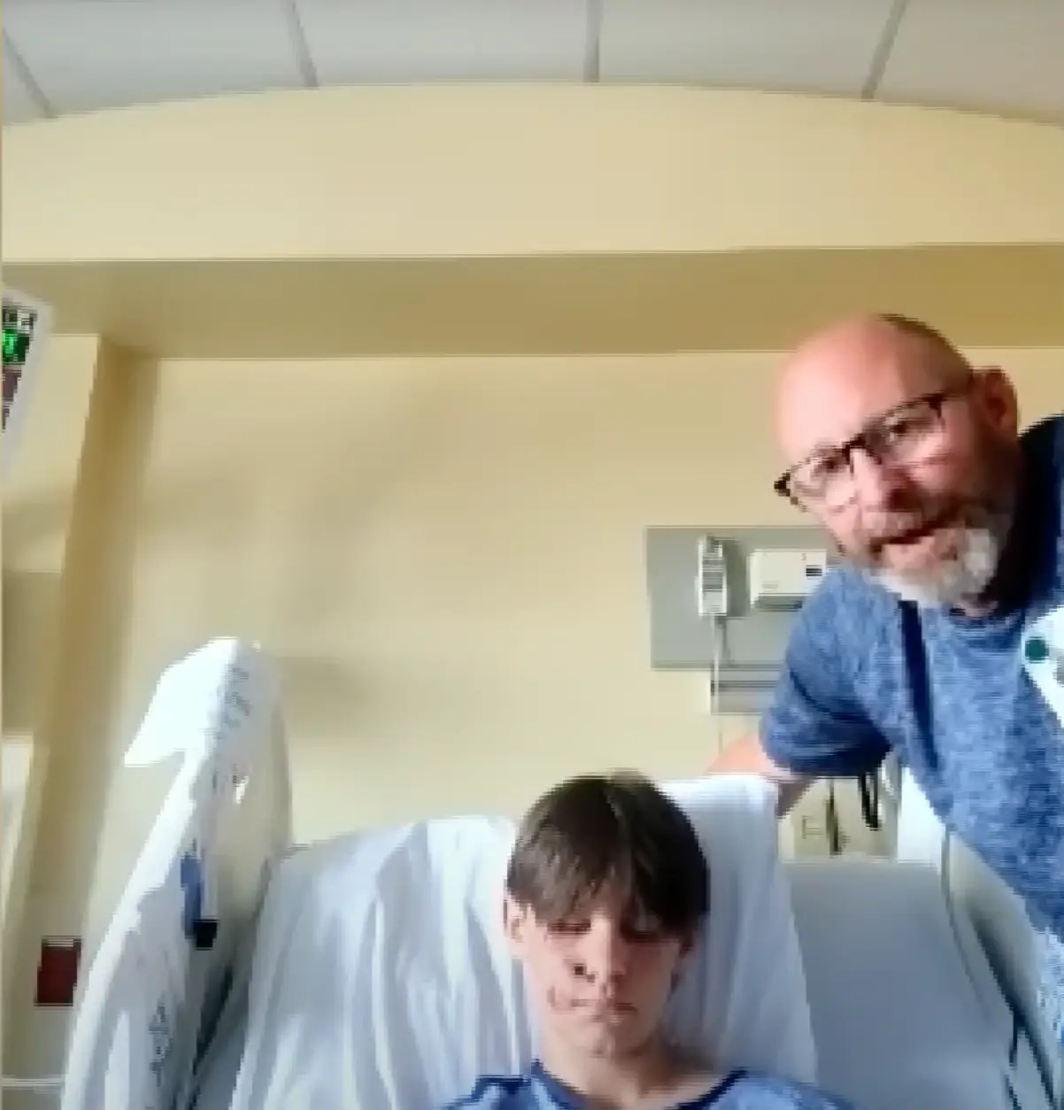 Wyatt and his dad Brian.