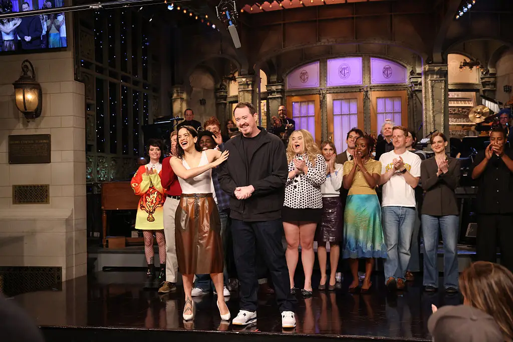 Gillis was hired as an SNL featured player in 2019 and fired days later after podcast clips resurfaced (Will Heath/NBC via Getty Images)