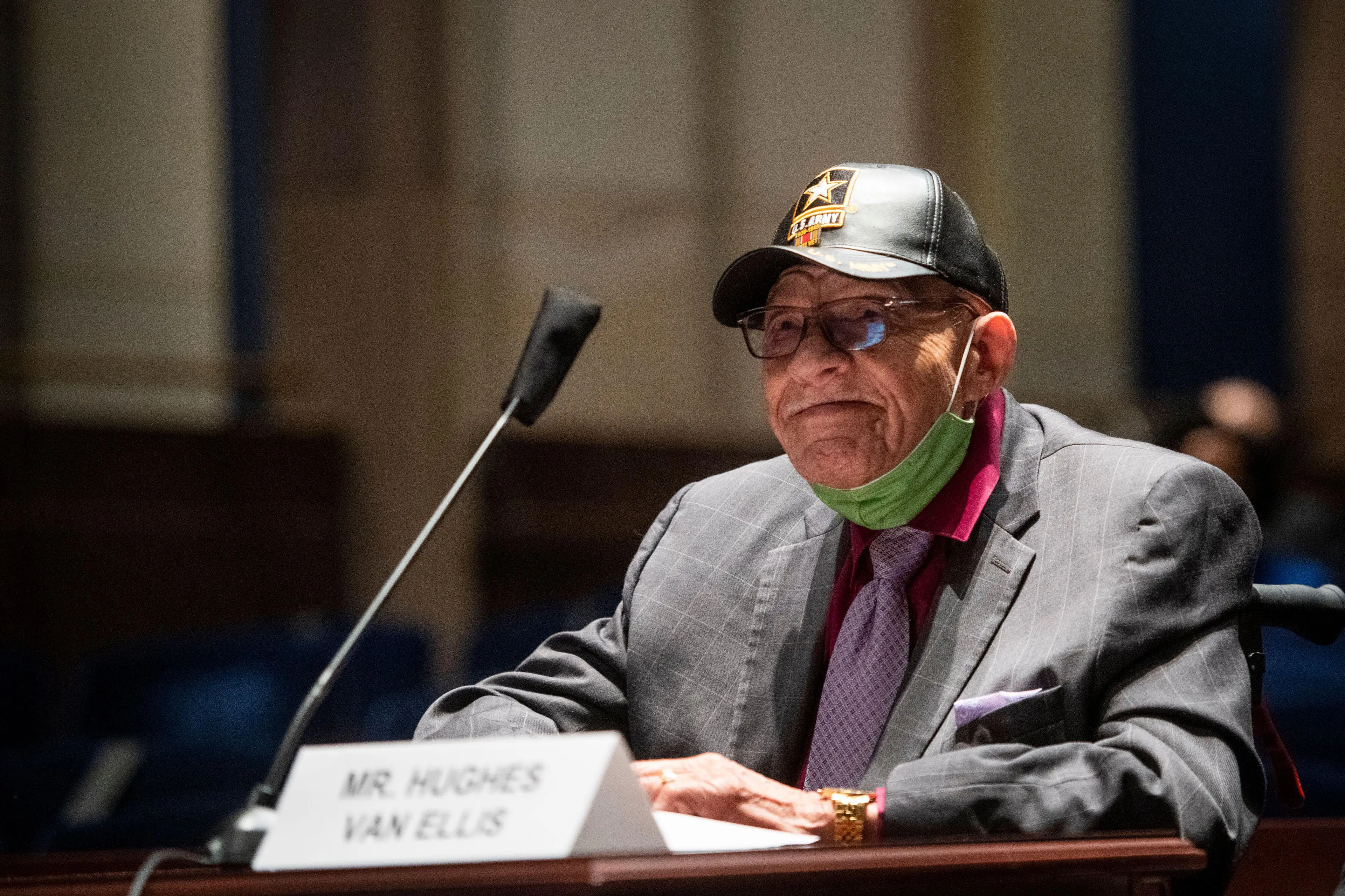 Hughes Van Ellis, 101, is one of only three remaining survivors.