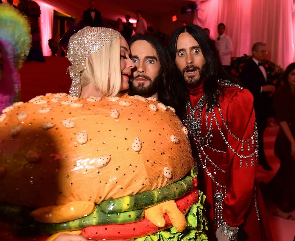 Katy Perry has made headlines before dressing as a cheeseburger (Photo by Matt Winkelmeyer/MG19/Getty Images for The Met Museum/Vogue)