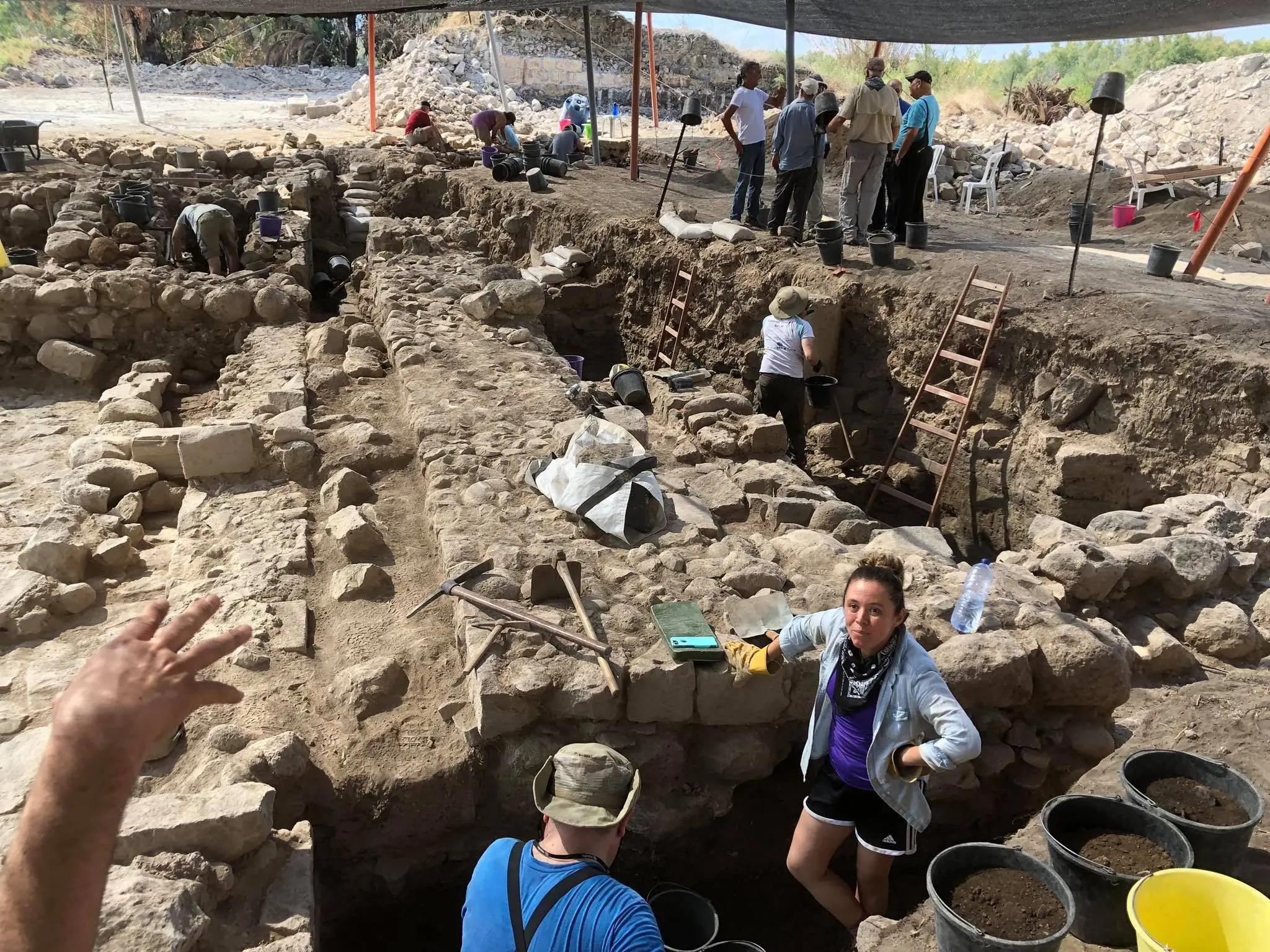 It was discovered during an extensive dig.