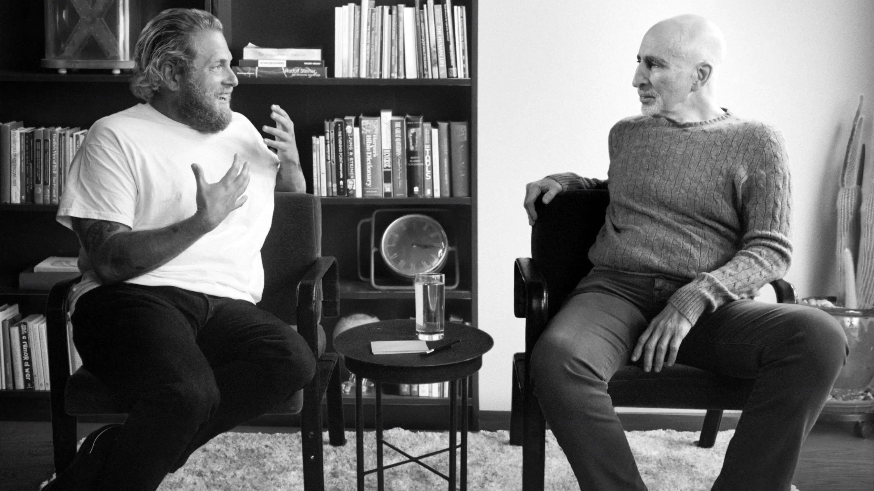 Jonah Hill and Phil Stutz tell a personal story in the documentary.