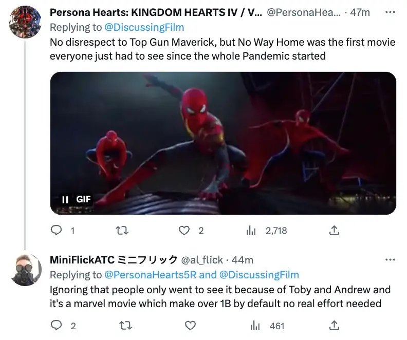 People have been debating the comments on Twitter.