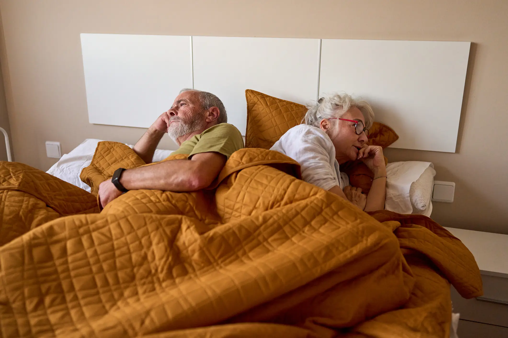 The study suggests things take a turn for the worst for older couples (Getty)