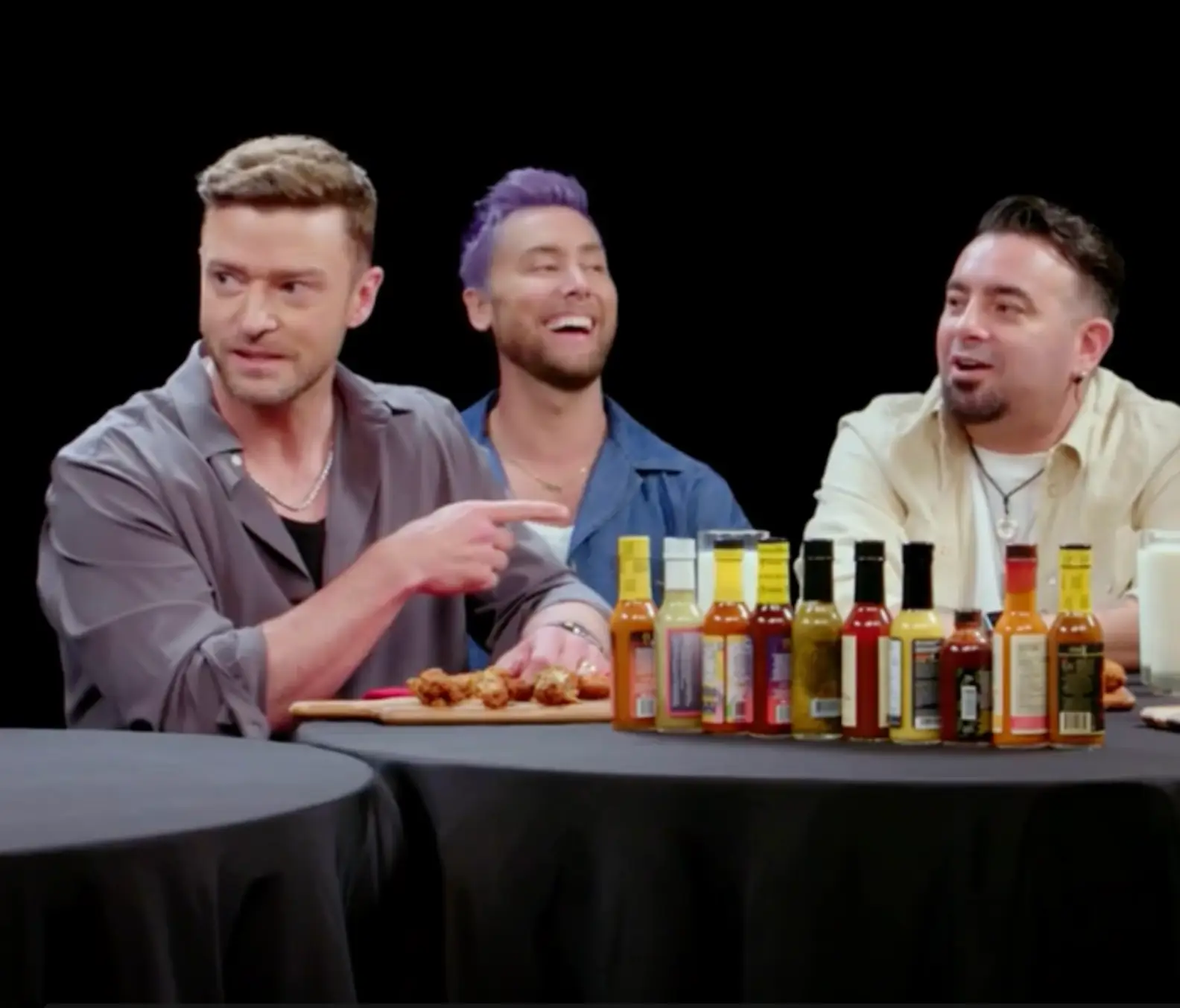 The NSYNC star revealed he wasn't the mastermind behind the pronounciation.