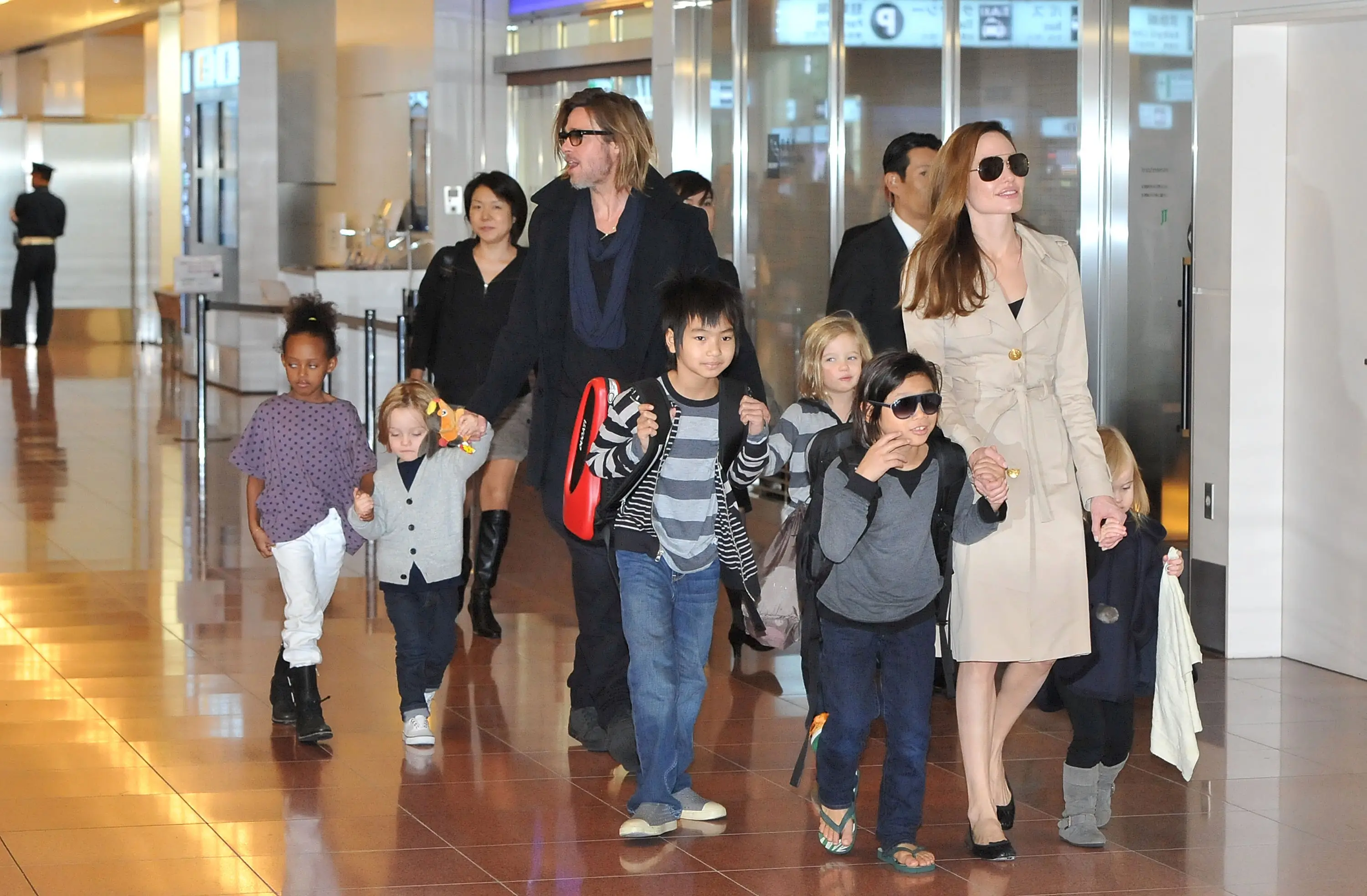 Brad Pitt and Angelina Jolie, pictured in 2008, share six kids (Jun Sato/WireImage)