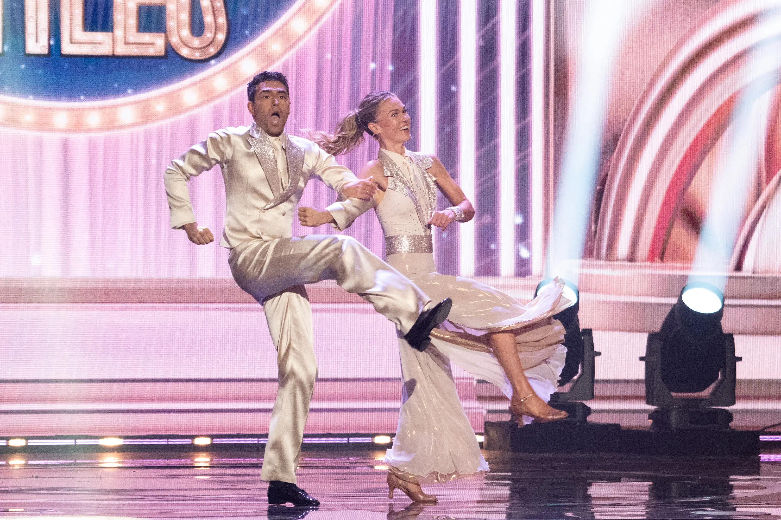 Julia Stiles on Dancing with the Stars ( Eric McCandless/Disney via Getty Images)