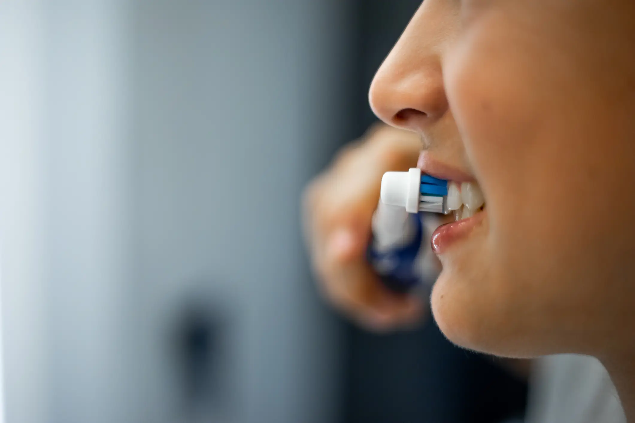 Researchers note that 'infrequent toothbrushing could promote the accumulation of subgingival plaque and bacterial burden, which may contribute to systemic inflammation and increased risk of dementia'.(Getty Stock)
