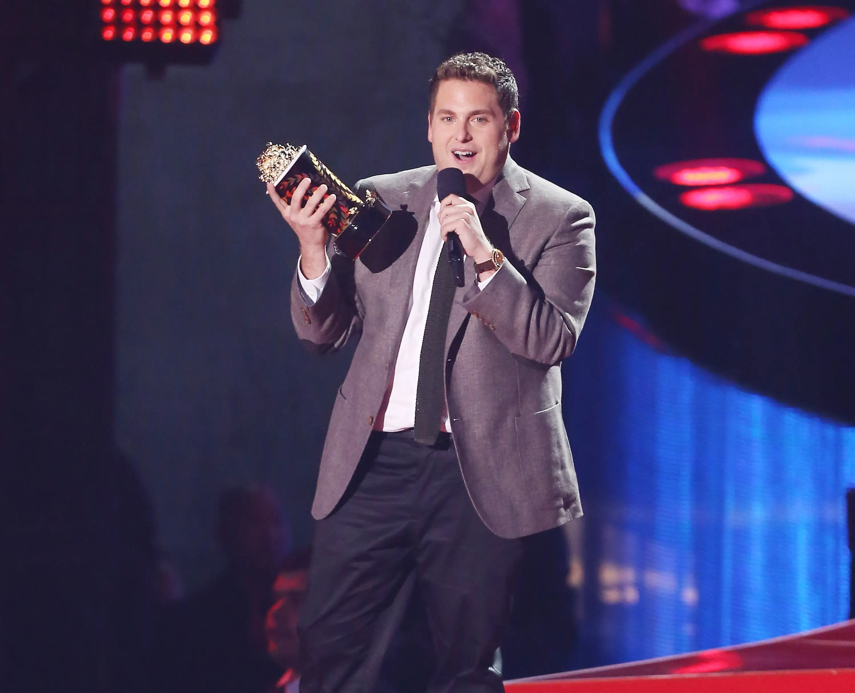 Jonah Hill took minimum wage to be in The Wolf of Wall Street. (Michael Tran / Contributor)