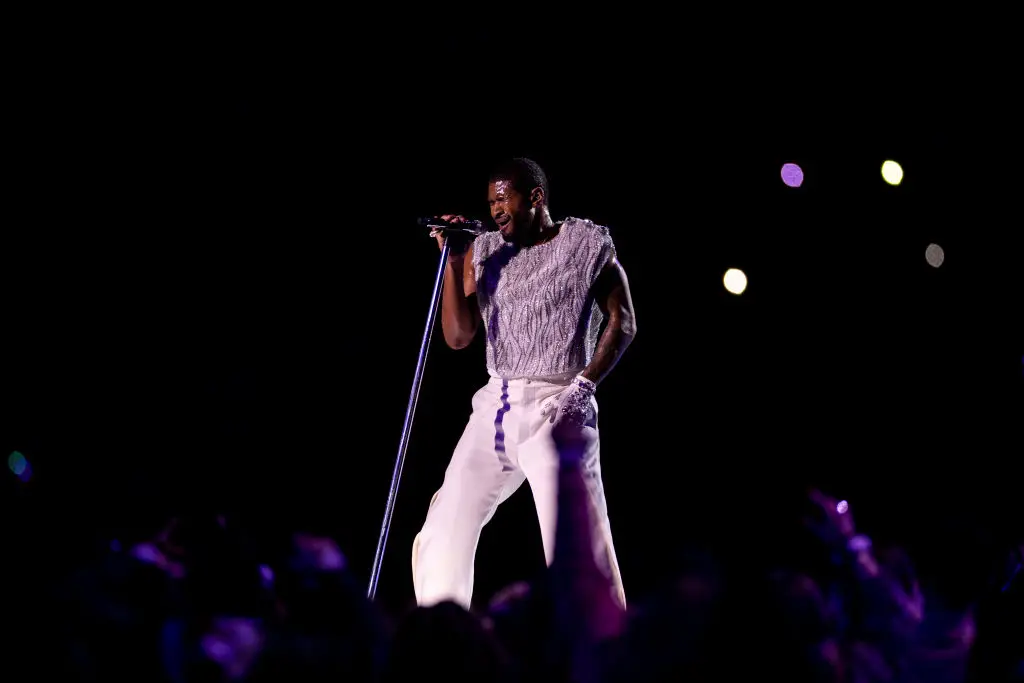 Usher performed at this year's Super Bowl.