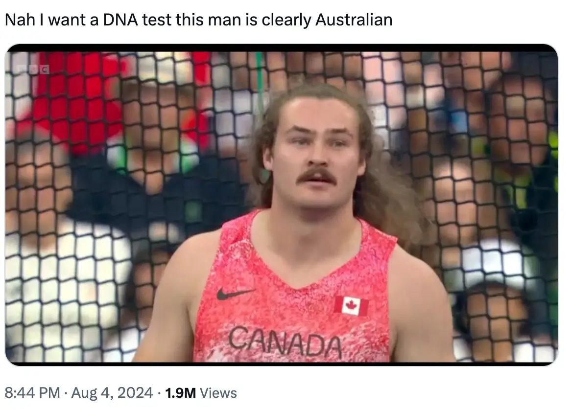 Viewers were convinced Katzberg is Australian. (X)