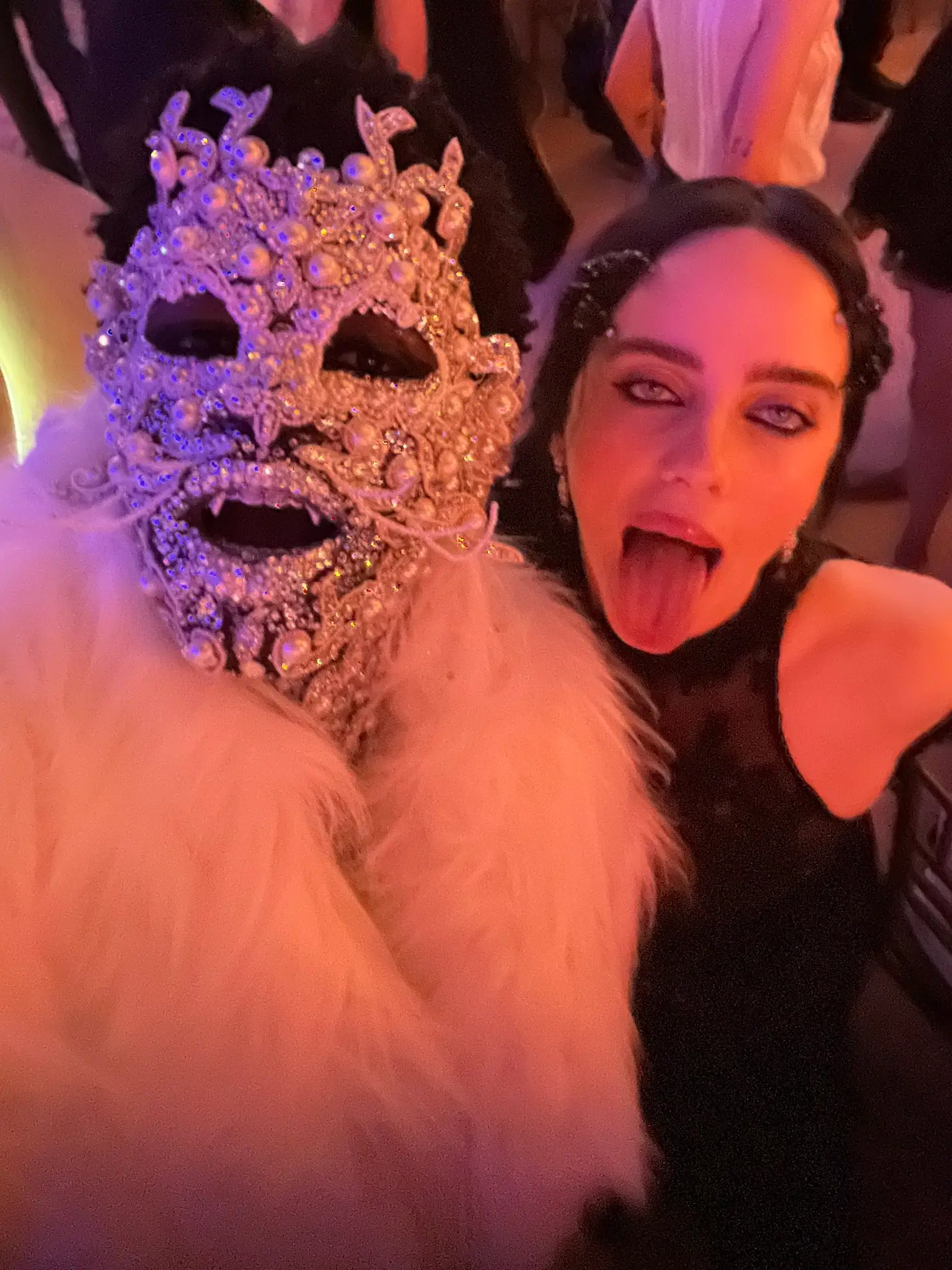 Selfies are allegedly against the rules.