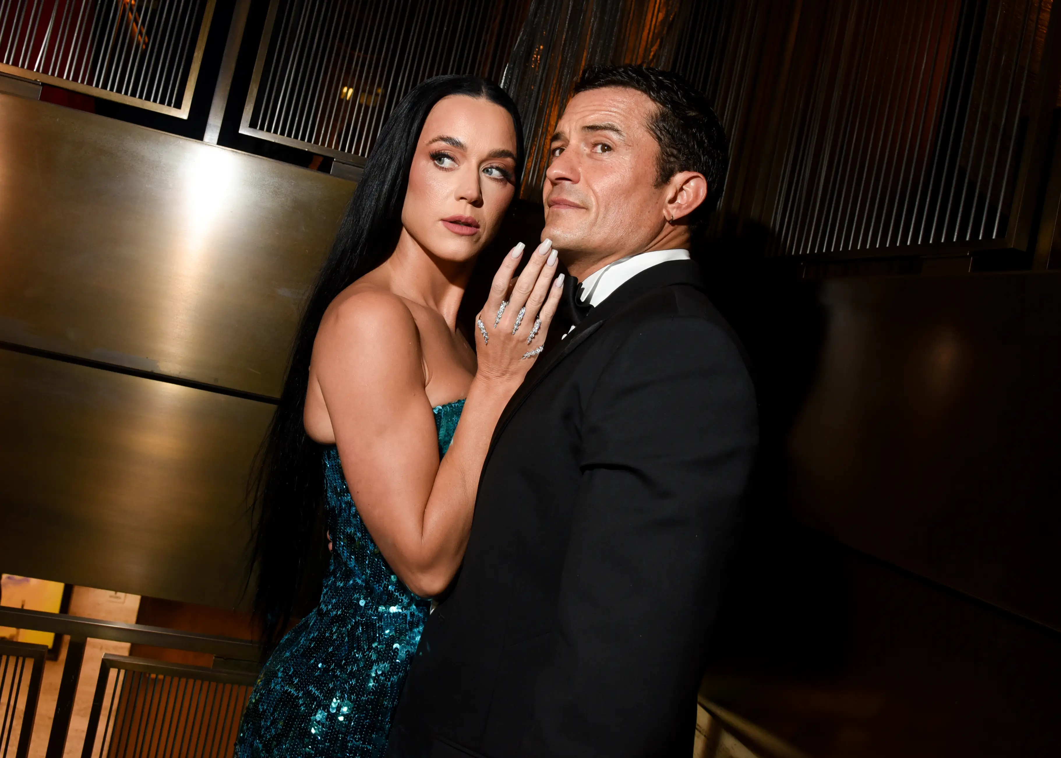 Orlando Bloom and Katy Perry addressed the break-up rumors (Steve Eichner/WWD via Getty Images)