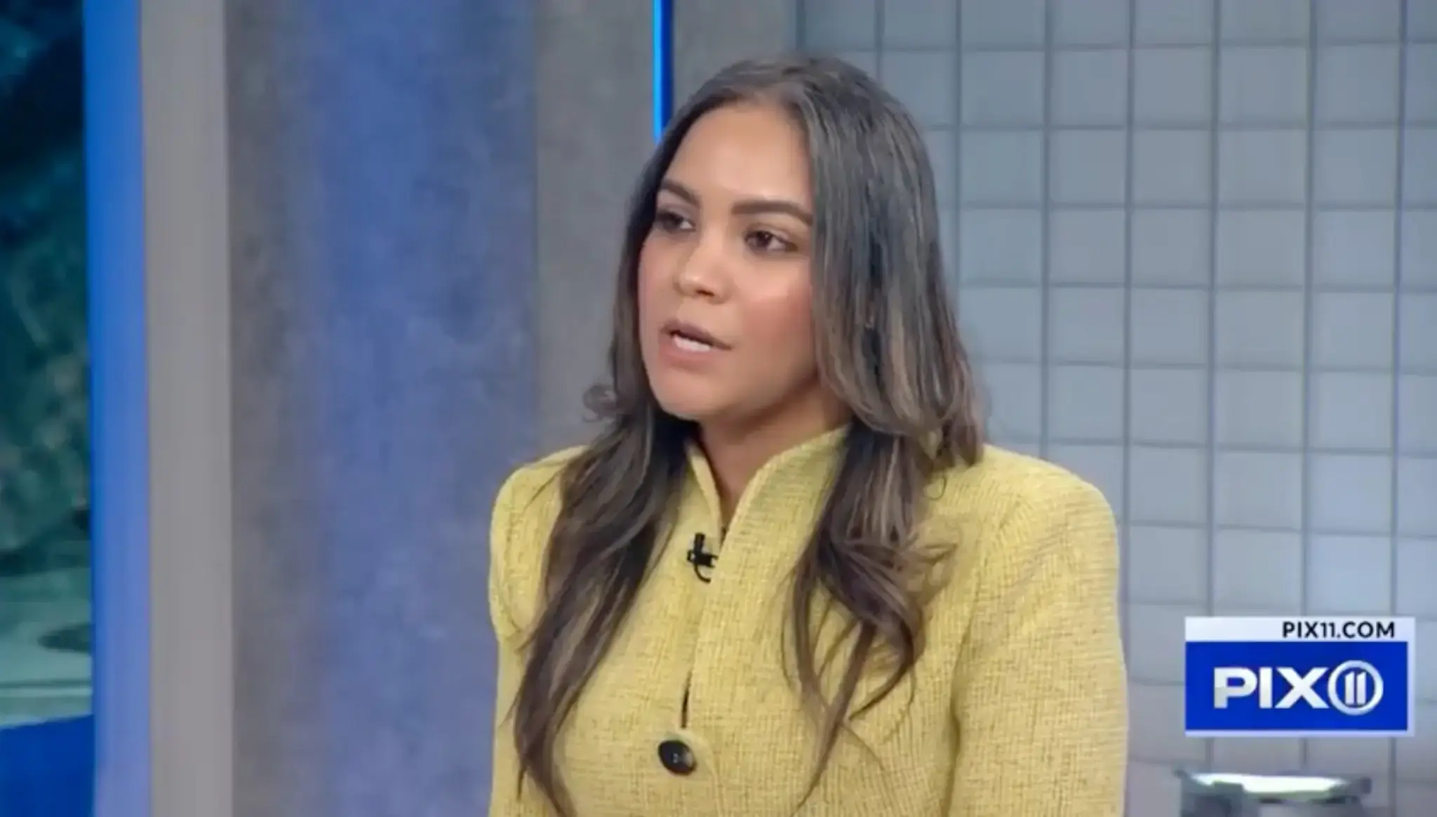 Duluc made a TV appearance two weeks before filing the suit (PIX11)