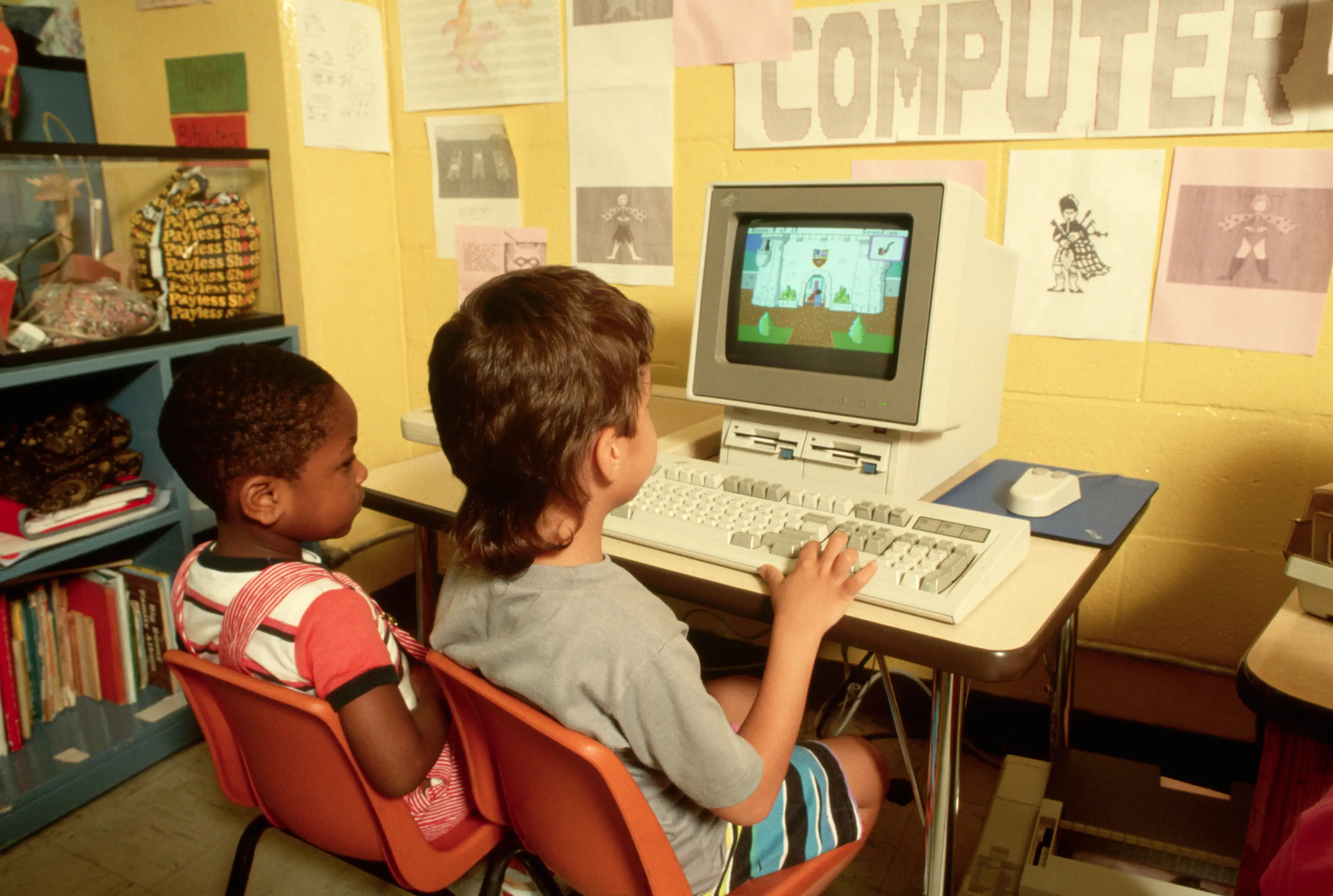 The computers aren't the only things that have changed since we've been at school (Jacques M. Chenet/CORBIS/Corbis via Getty Images)