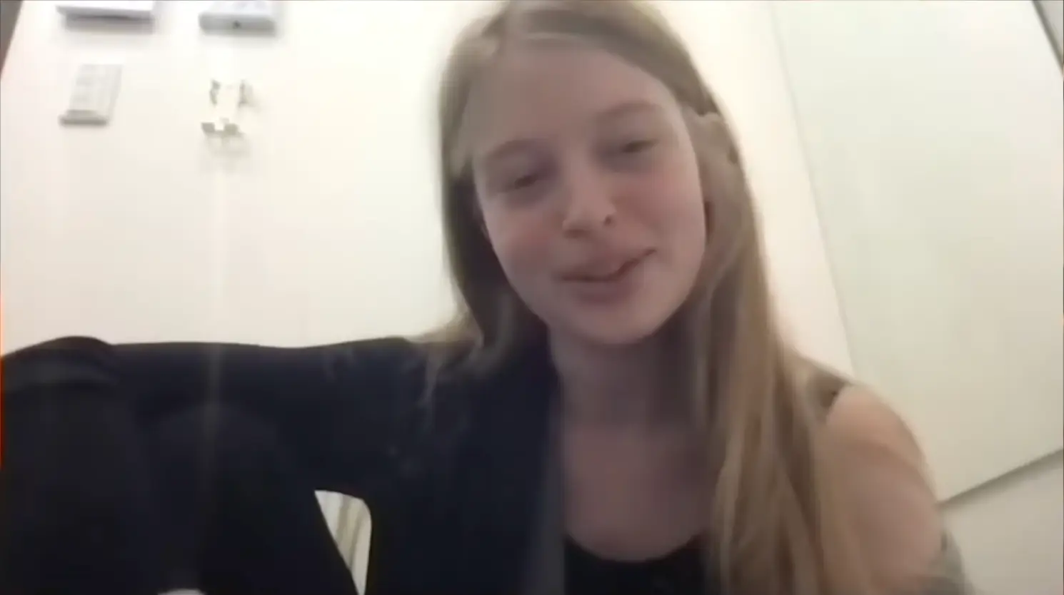 Vivian Wilson appeared on a Twitch stream to talk about her childhood, and being raised by Elon Musk (YouTube/HasanAbi)