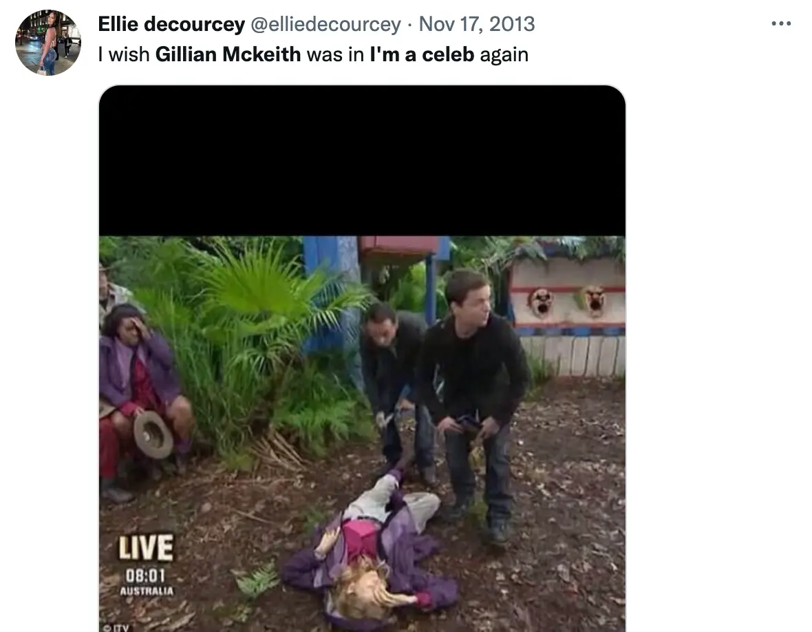 The moment is remembered by many.