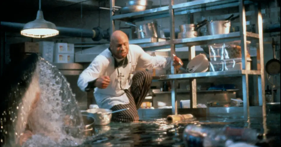 LL Cool J played research facility cook, Sherman 'Preacher' Dudley.