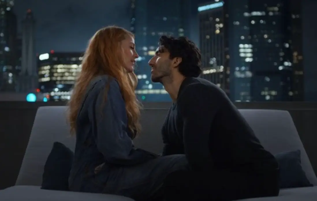 Blake Lively and Justin Baldoni played each other's love interests in the film (Sony Pictures Releasing)