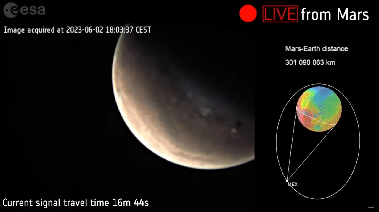 For the first time in human history we have witnessed a livestream from Mars.