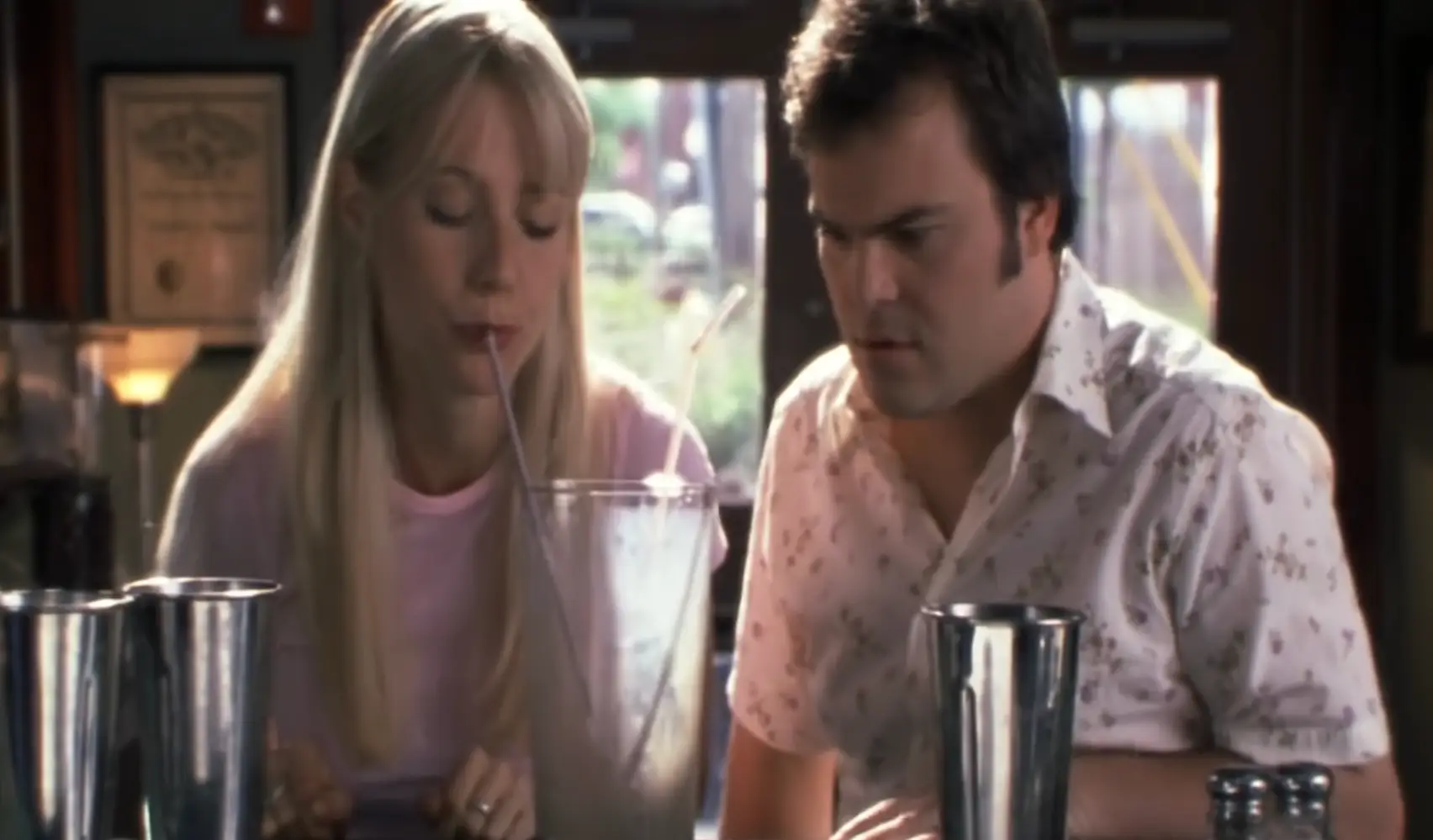 Gwyneth Paltrow and Jack Black starred in 2001 movie Shallow Hal. (20th Century Fox)