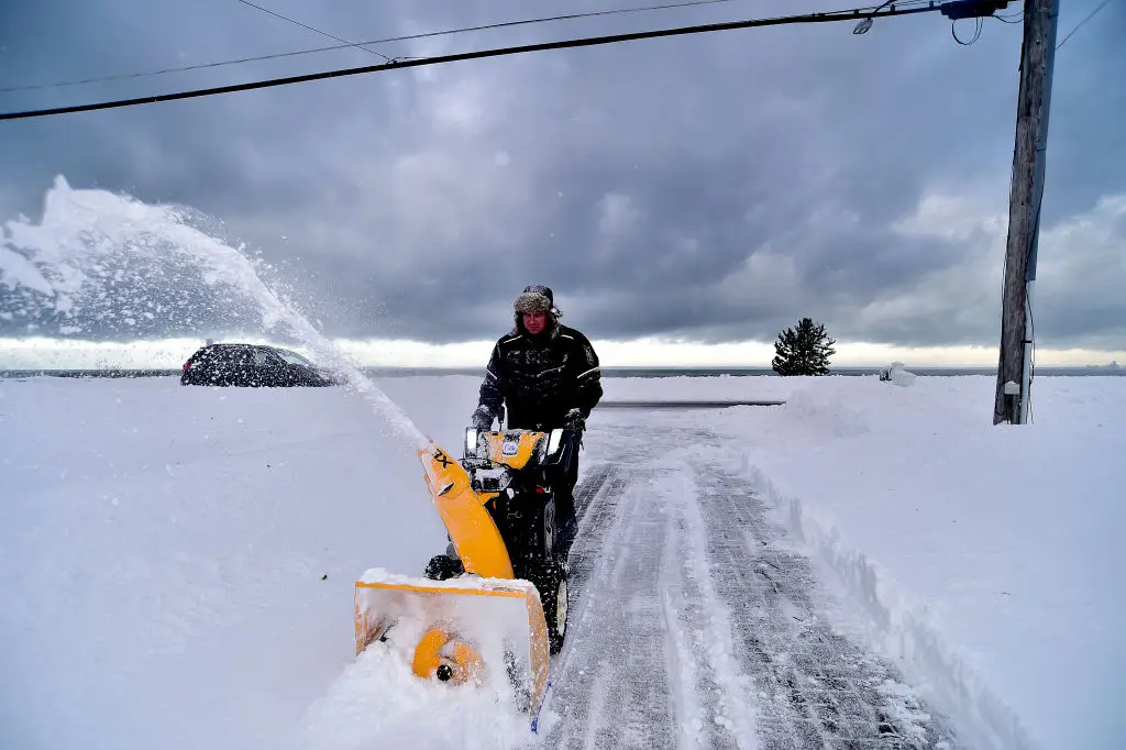 Snow ploughs will be no match for the heavy snowfall expected in some areas (John Normile/Getty Images)