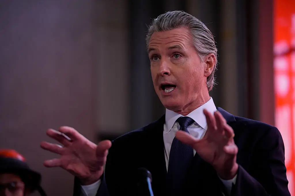Newsom has spoken out on the 'new details'  (Photo by Tayfun Coskun/Anadolu via Getty Images)