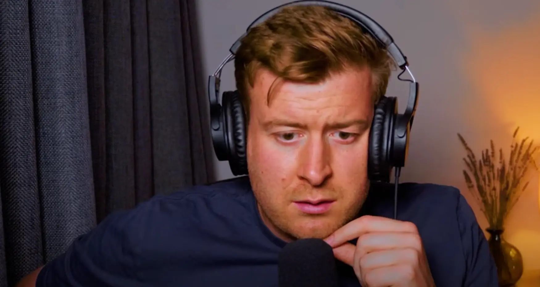 Ben was gobsmacked by the caller's story. (Ben Askins/YouTube)