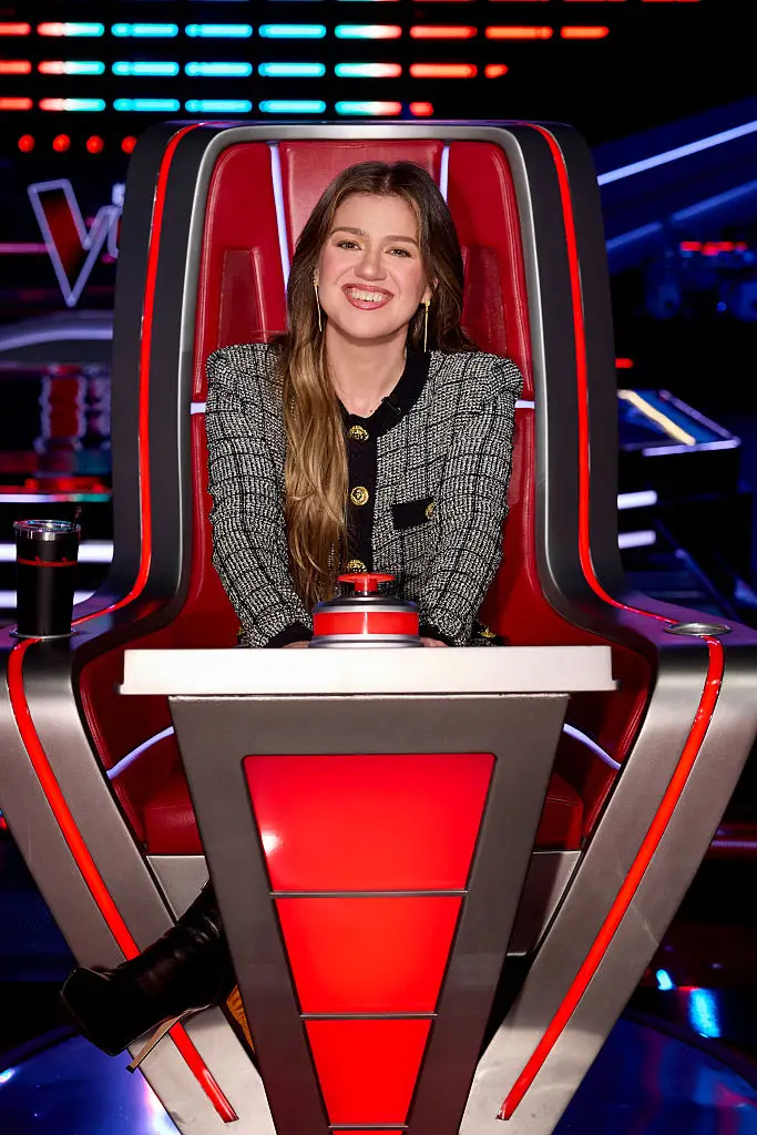 Clarkson featured in the Voice (Photo by: Trae Patton/NBC via Getty Images)