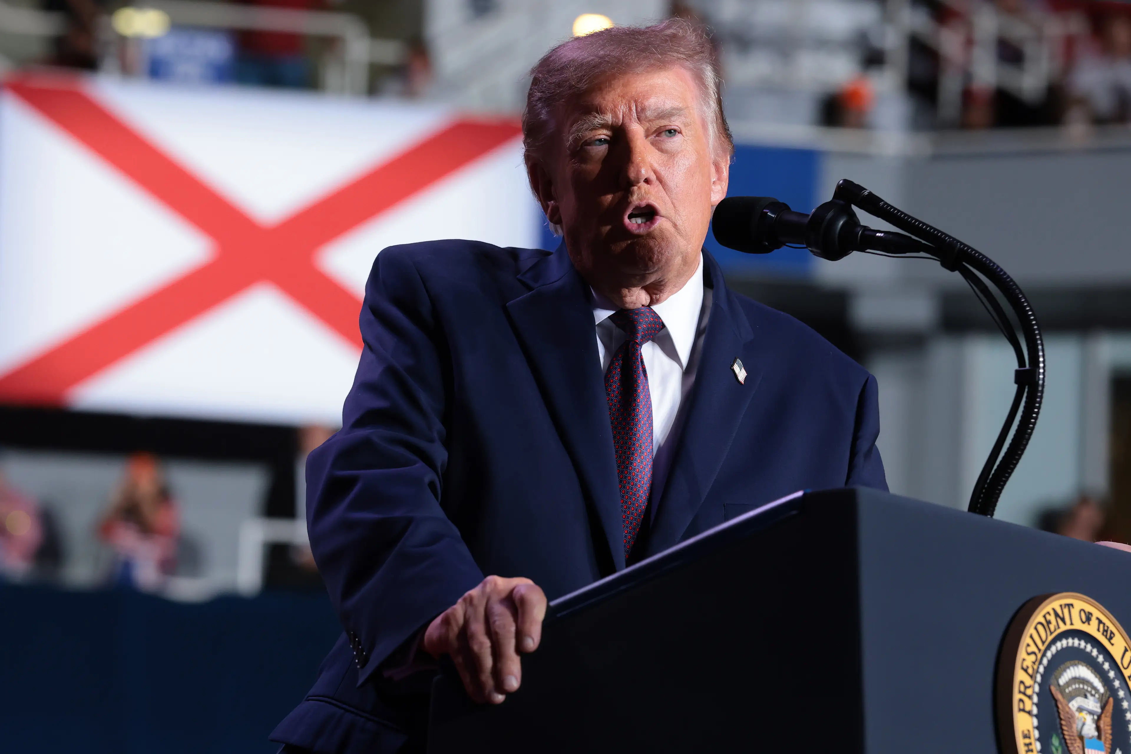 Trump certainly didn't waste time in telling the world how he aced the test (Anna Moneymaker/Getty Images)