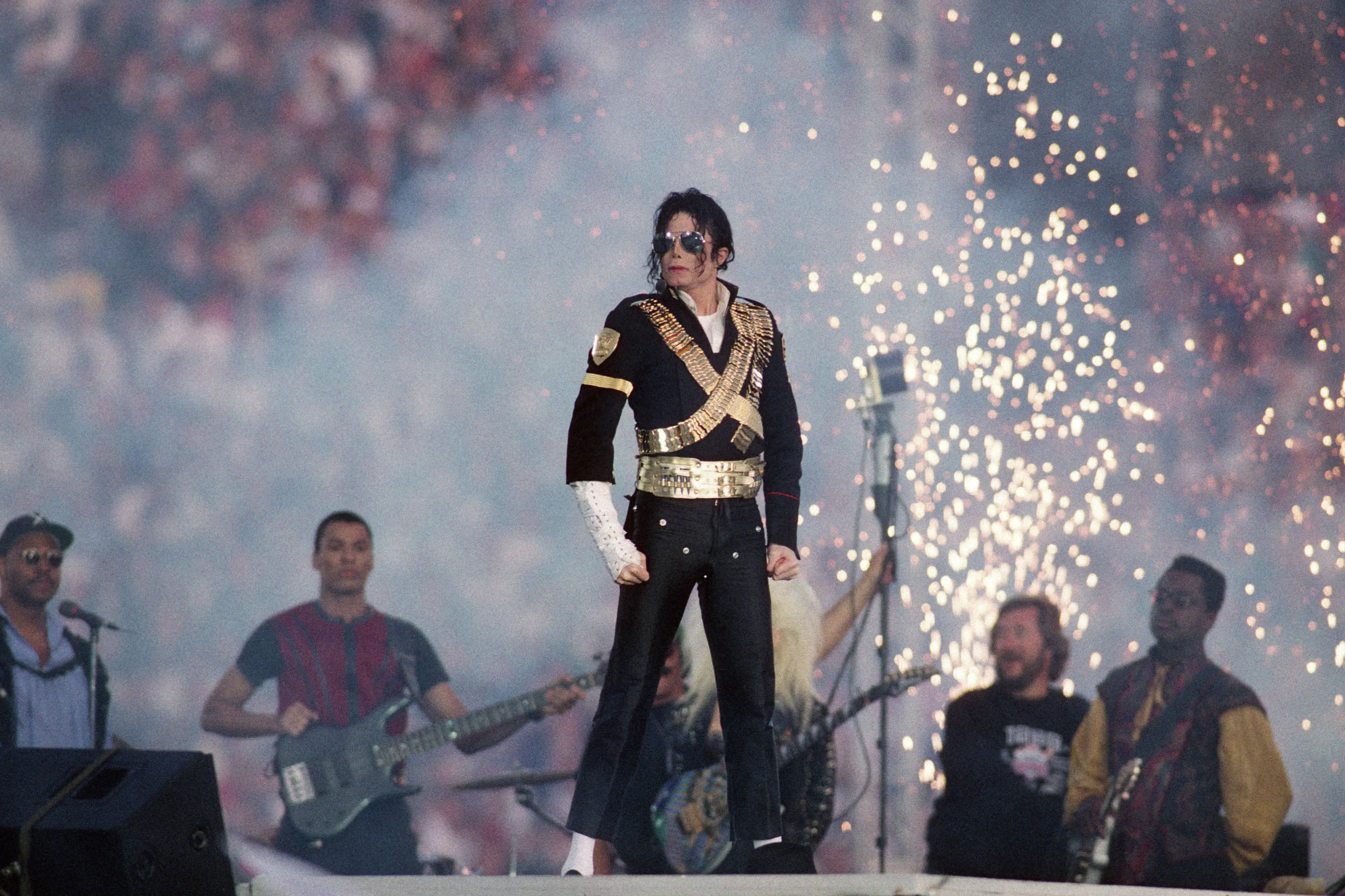 The single glove was also a staple of Jackson's performances (Steve Granitz/WireImage)