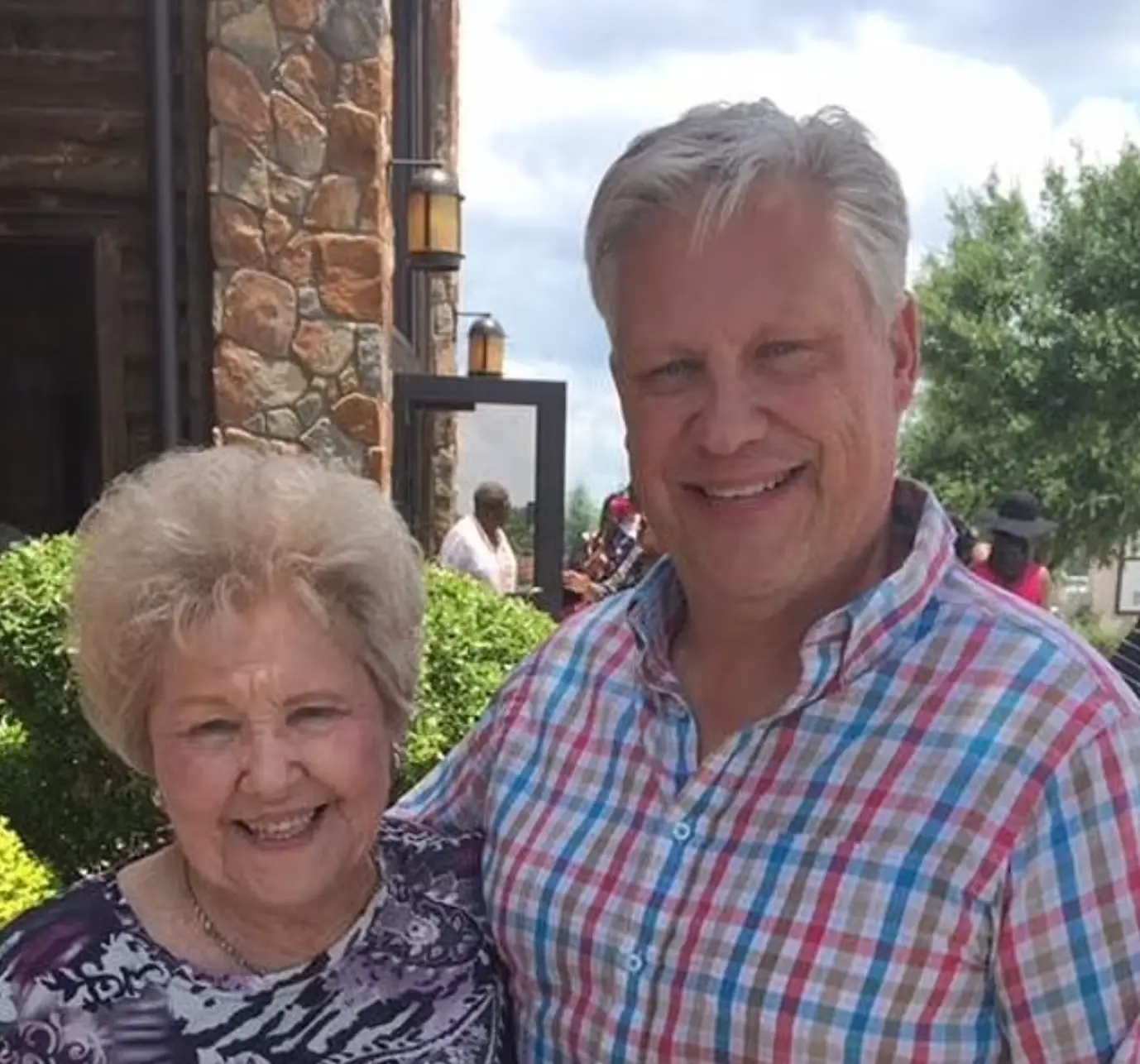 Melba and her son Terry.