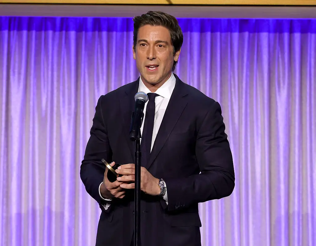 ABC's David Muir's reporting has come under fire (Photo by Kevin Winter/Getty Images)