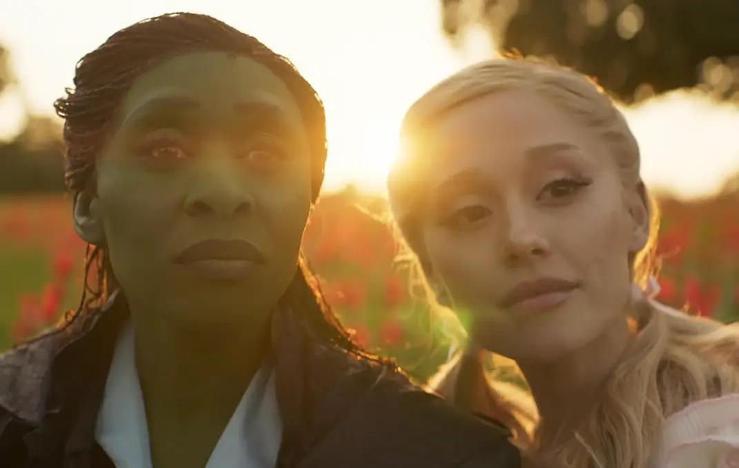 Ariana Grande and Cynthia Erivo won't be appearing on cinema screens in one country (Universal Pictures) 