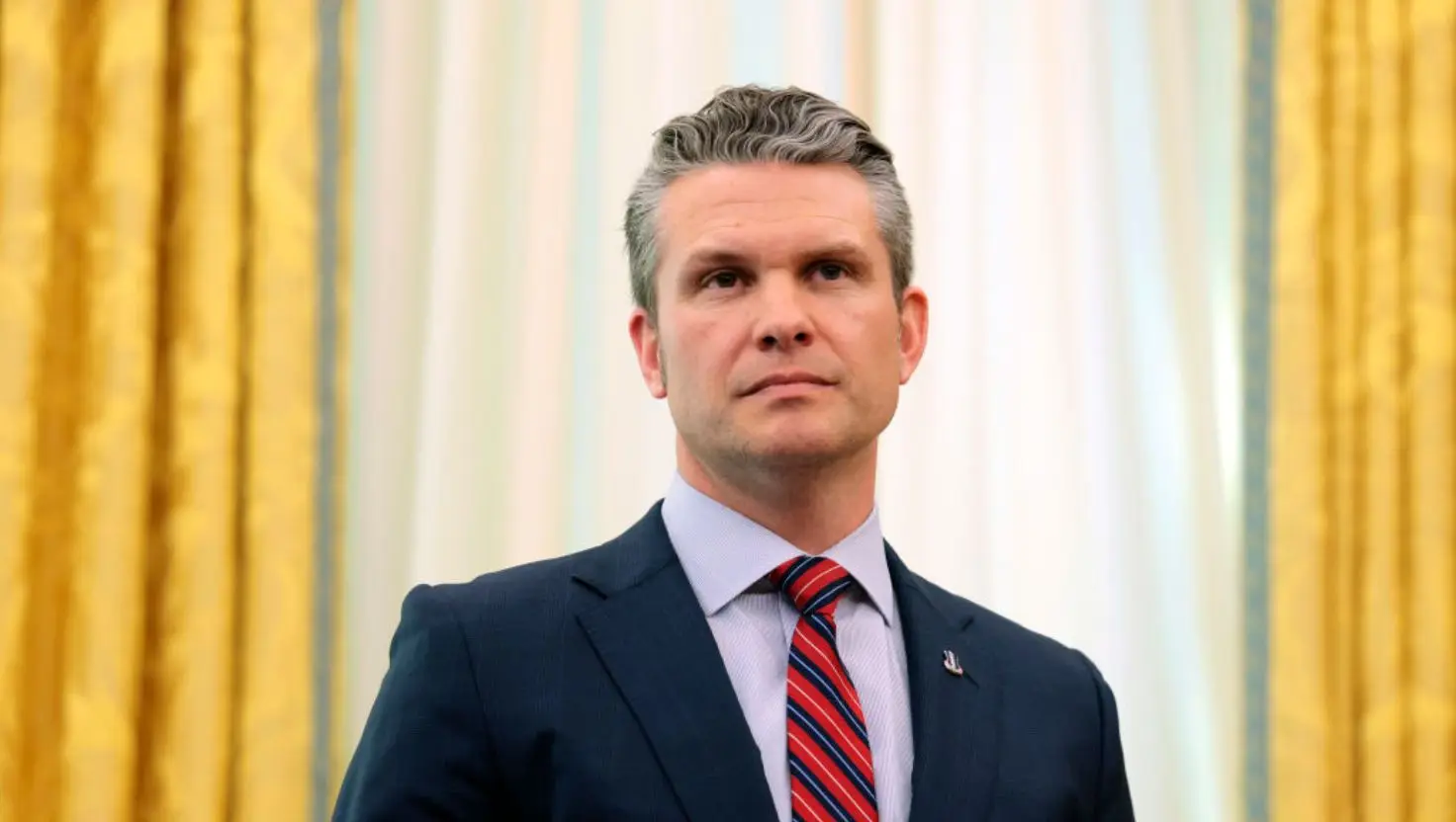 Defense Secretary Hegseth's position has been defended by US President Donald Trump (Anna Moneymaker / Staff / Getty)