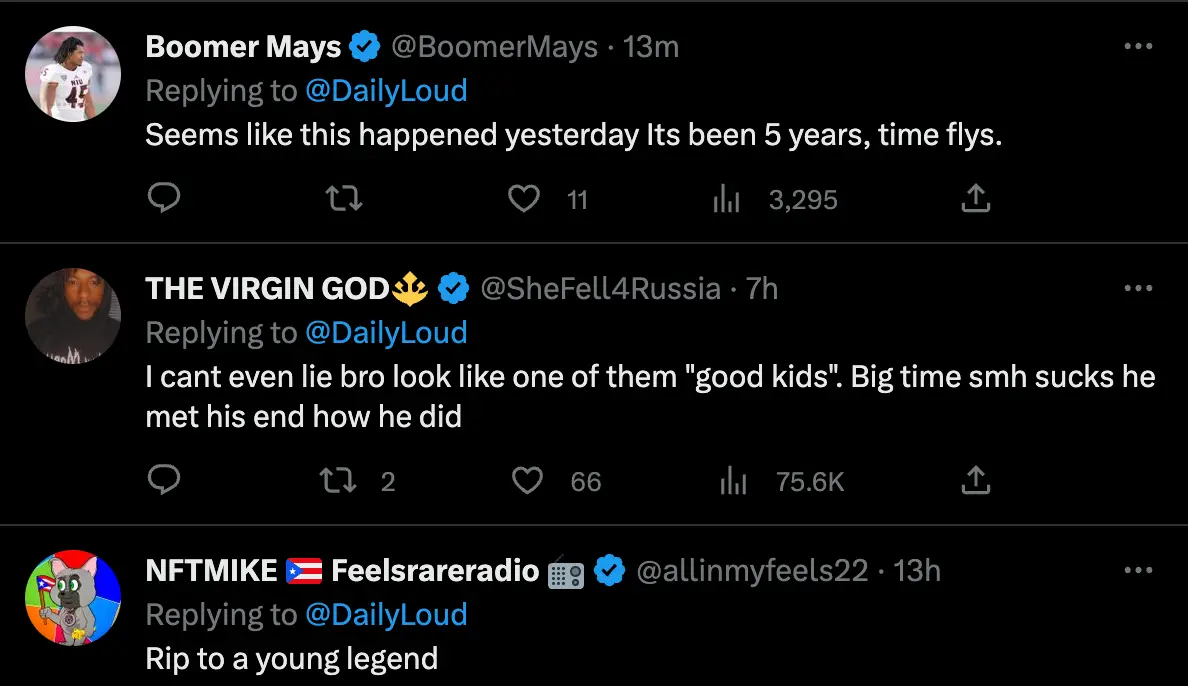 Fans of the rapper have flooded to social media to commemorate him after seeing the new footage.