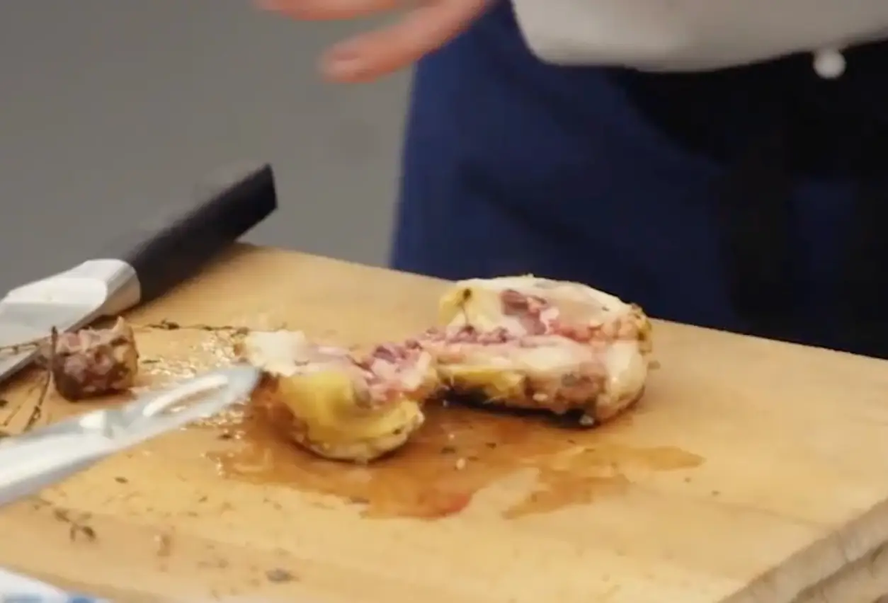 The judges decided against trying Nic's dish (BBC)