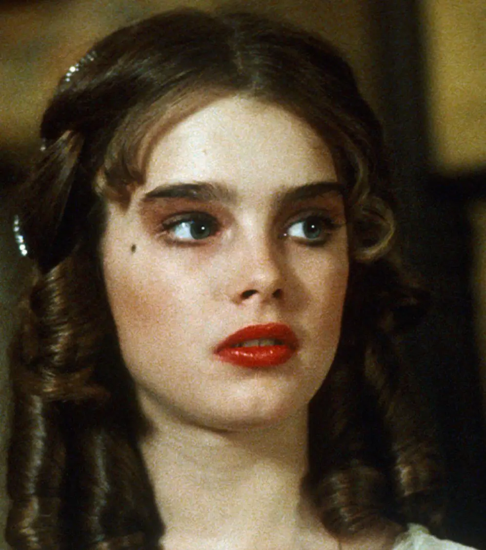 The underage kissing scene involving a young Shields was criticised at the time.