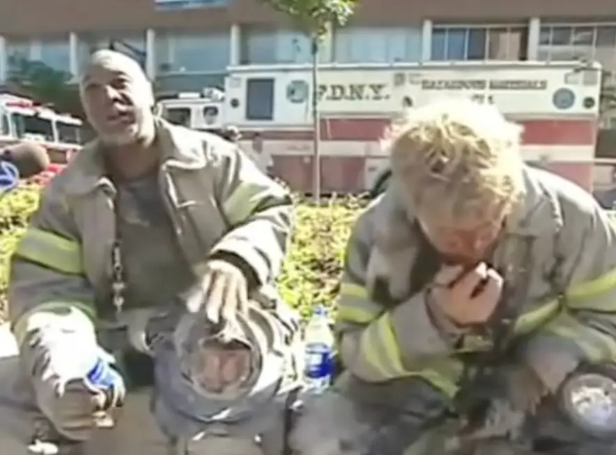 One of the firefighters said there 'could be nothing no more worse than this."