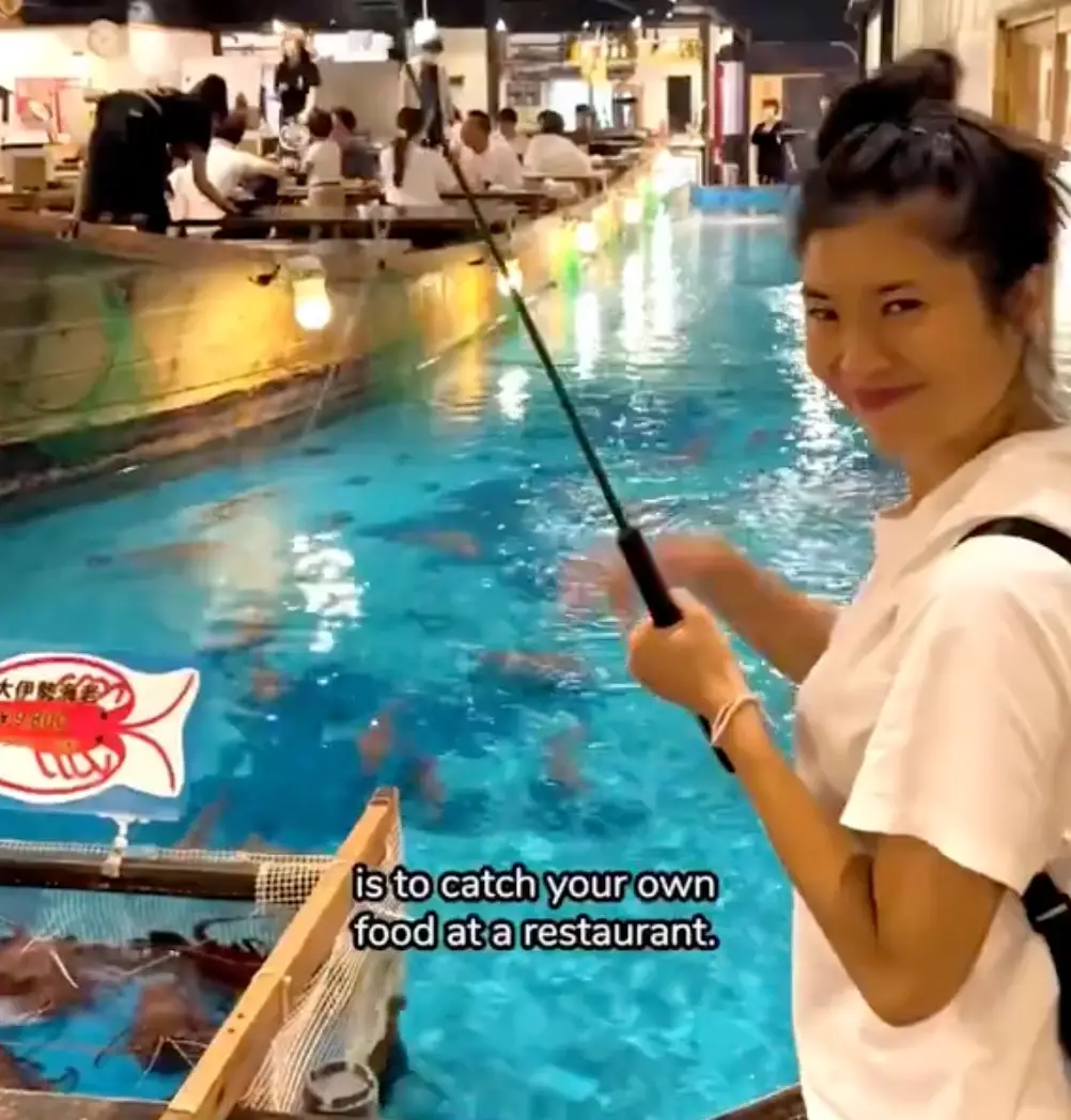 Trying to catch supper!