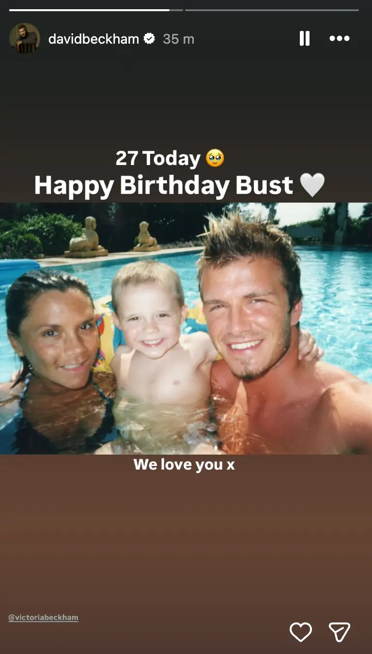 David wished his son a happy birthday (Instagram/@davidbeckham)