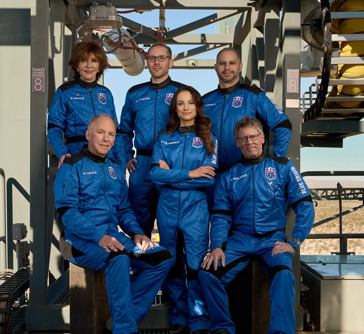 Emily Calandrelli was part of Blue Origin's ninth human test flight (Blue Origin/Instagram)