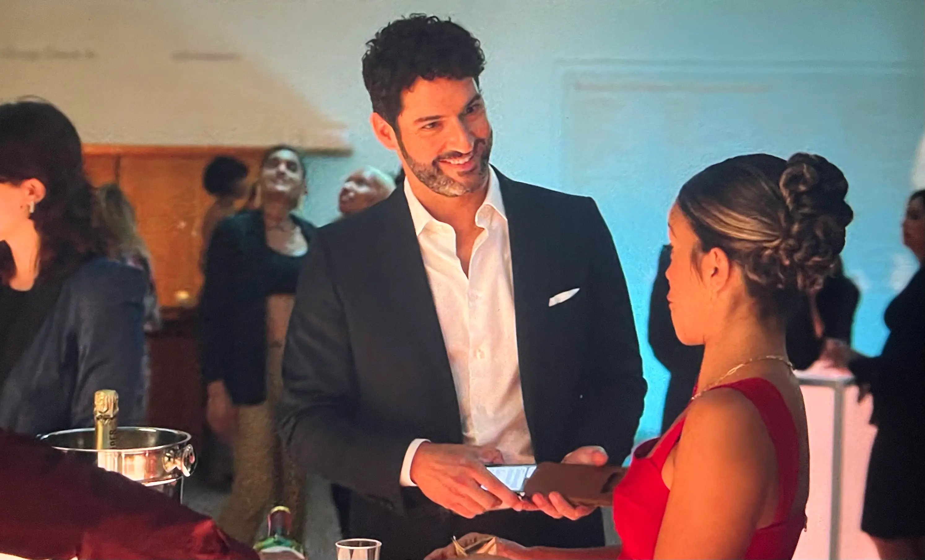 Tom Ellis in Players.