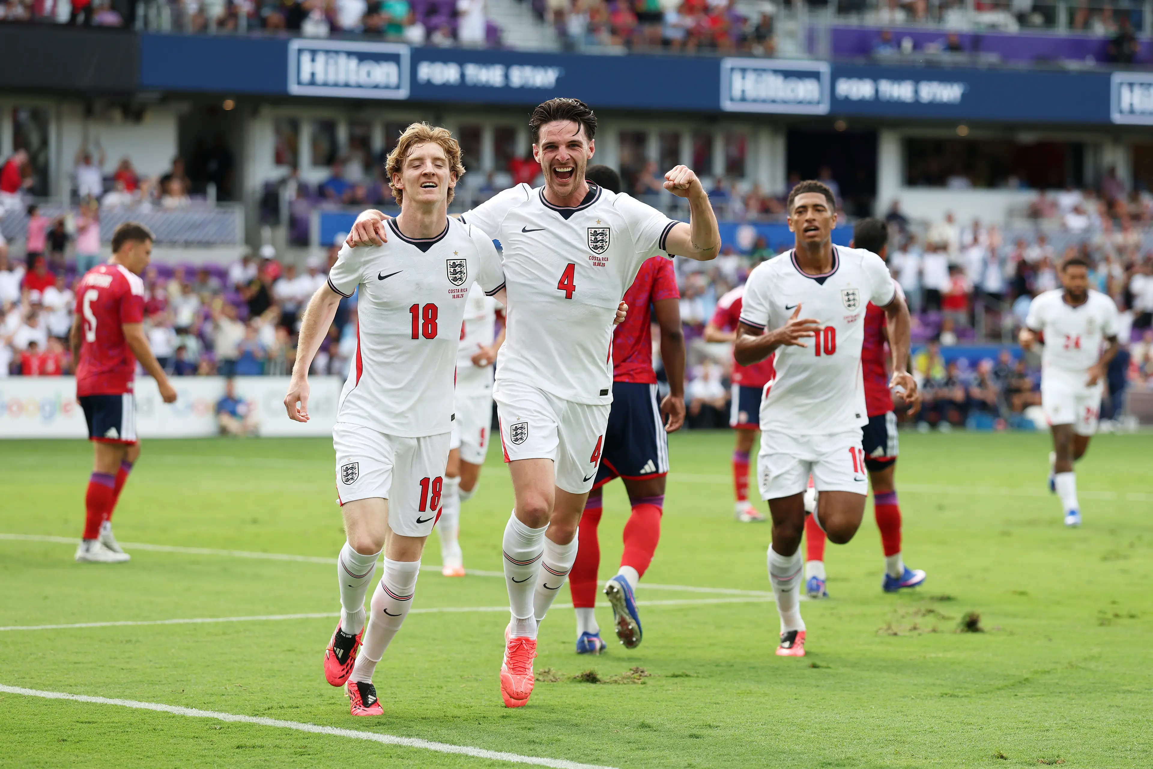 England beat Costa Rica in Orlando (Richard Pelham/Getty Images)